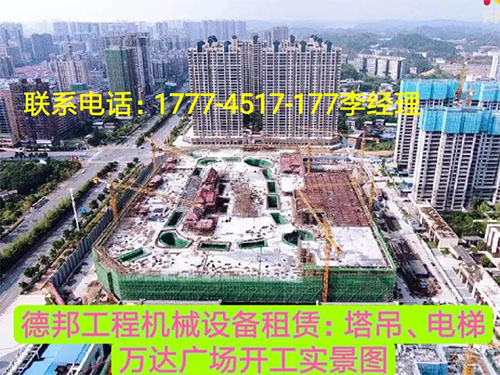 萬(wàn)達(dá)廣場(chǎng)、岳麓青城一二三期   租賃塔吊、電梯實(shí)情